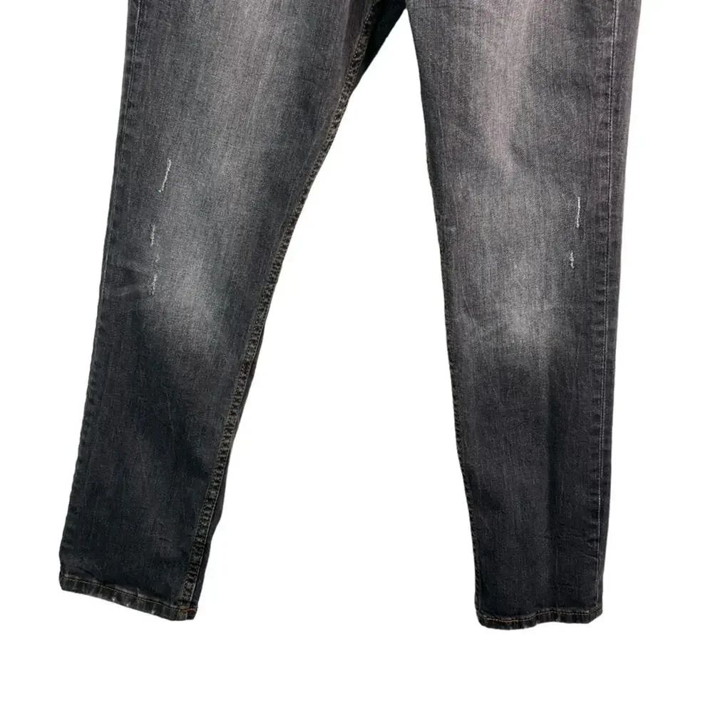 Levi’s 511 Black Charcoal Distressed Slim Fit Jean size W30 x L33